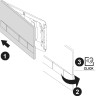 Кнопка смыва LEMARK BIT для инсталляции, механическая, черный матовый SOFT TOUCH 9802006