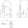 Смеситель для кухни LEMARK COMFORT LM3074C-Gray